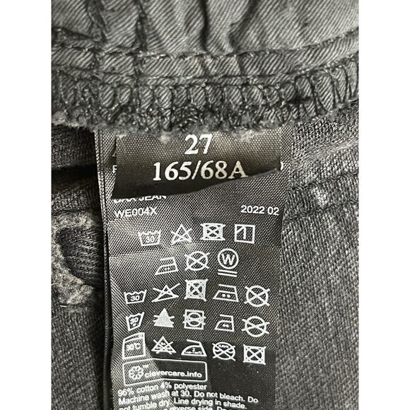 AllSaints Jeans Womens 27 Black Dax Skinny Distressed Casual Denim‎ Adult - Picture 8 of 12